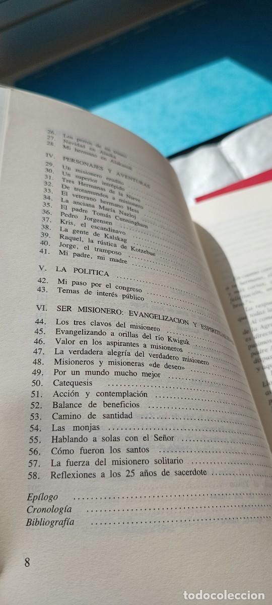 Libros de segunda mano: 40 a&ntilde;os en el c&iacute;rculo polar - Segundo Llorente - Ediciones S&iacute;gueme 1992 - Foto 11