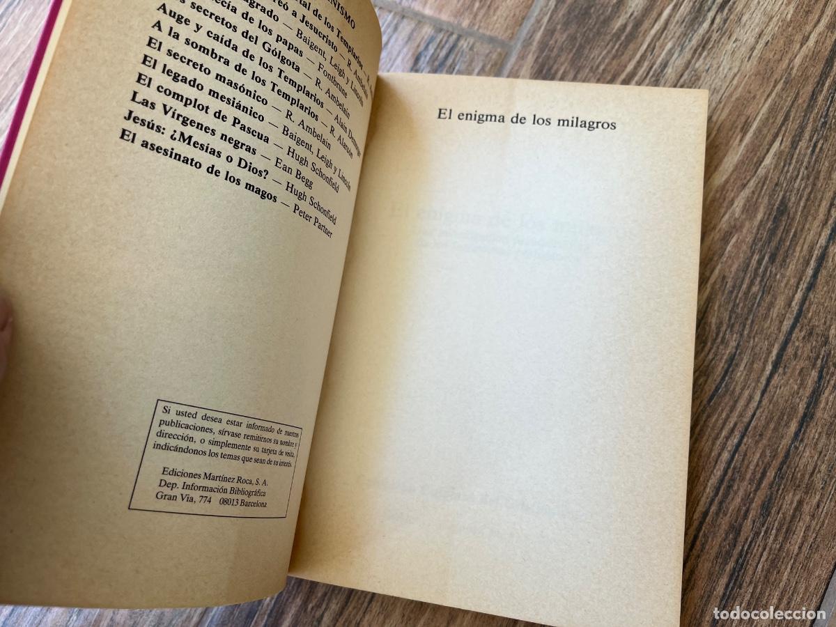 Libros de segunda mano: EL ENIGMA DE LOS MILAGROS (Dr SCOTT ROGO) - Foto 5