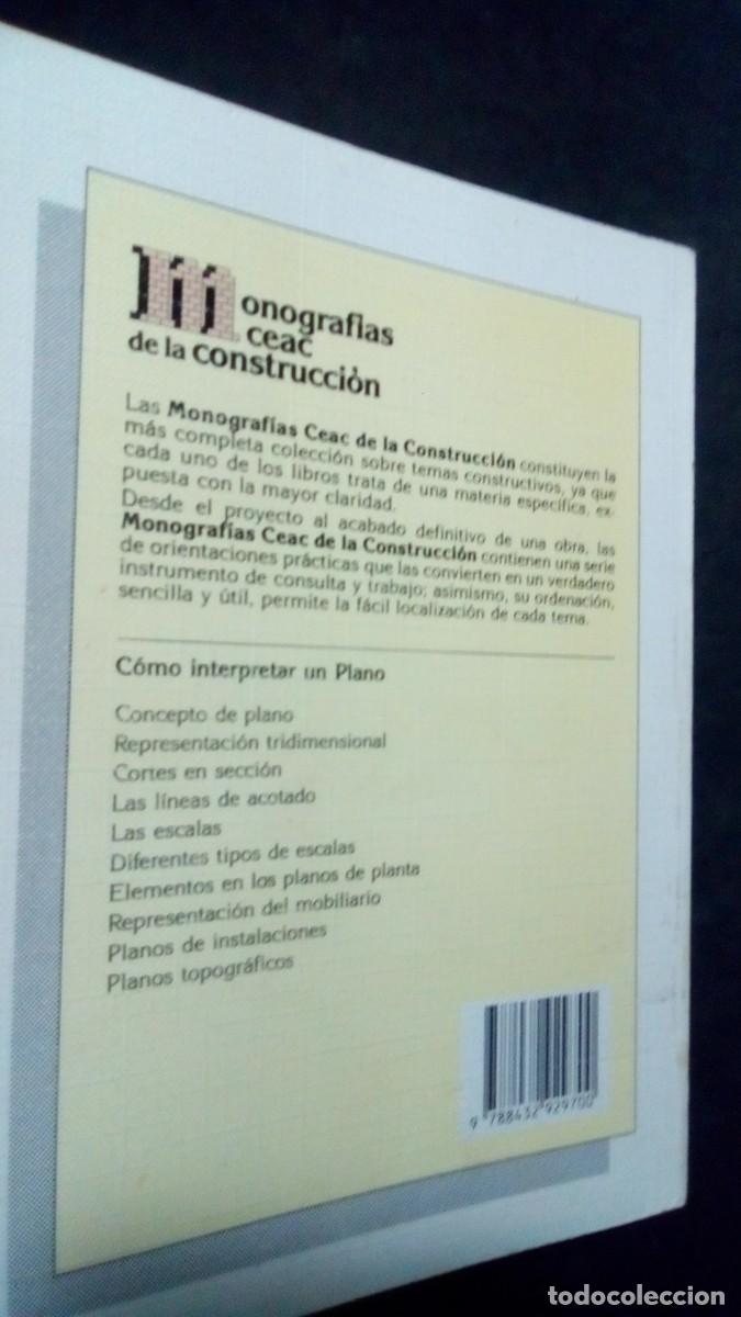 Libros de segunda mano: C&Oacute;MO INTERPRETAR UN PLANO-JUAN DE CUSA-MONOGRAF&Iacute;AS CEAC DE LA CONSTRUCCI&Oacute;N - Foto 2