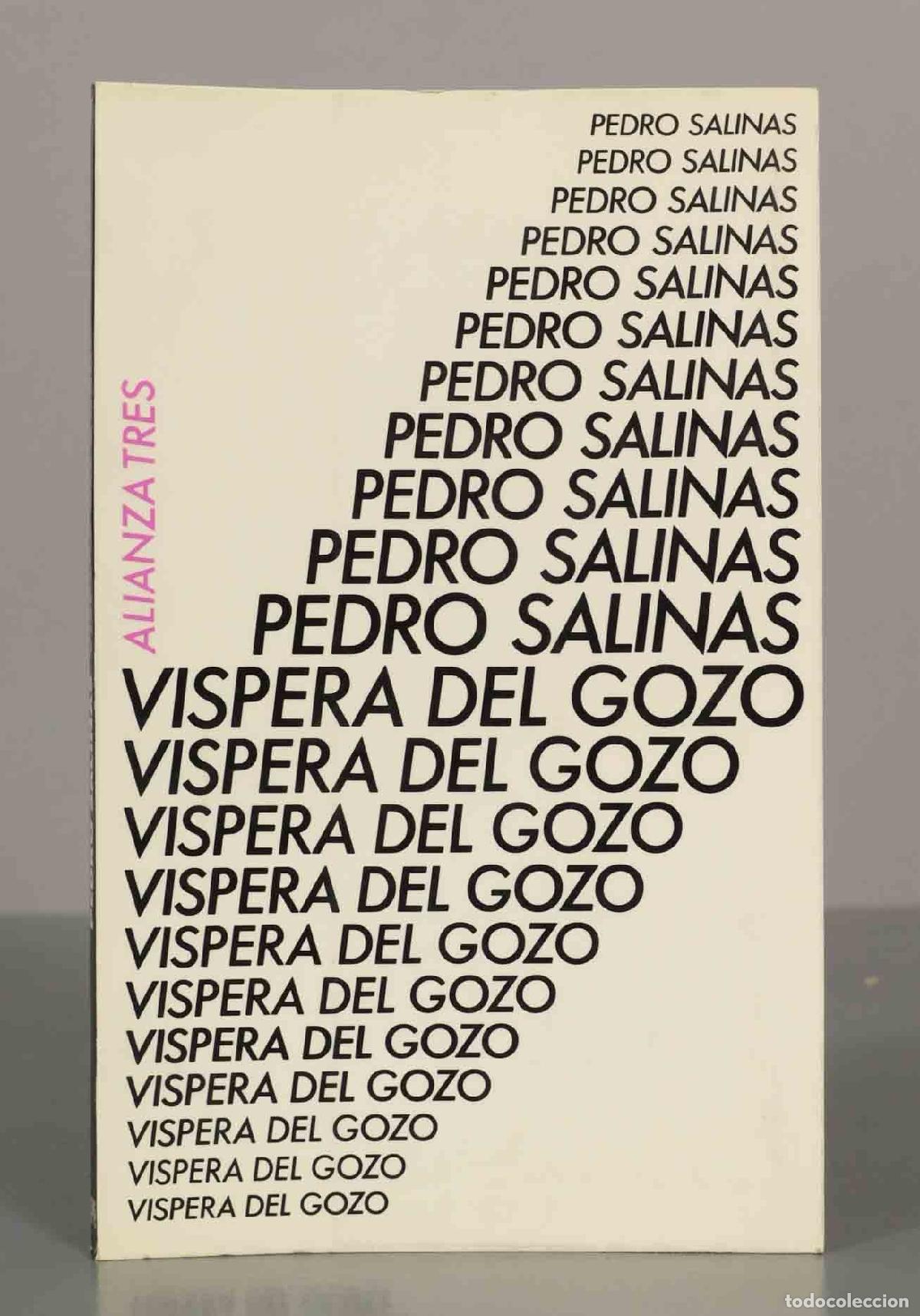 Libros de segunda mano: PEDRO SALINAS. VISPERA DEL GOZO. - Foto 1