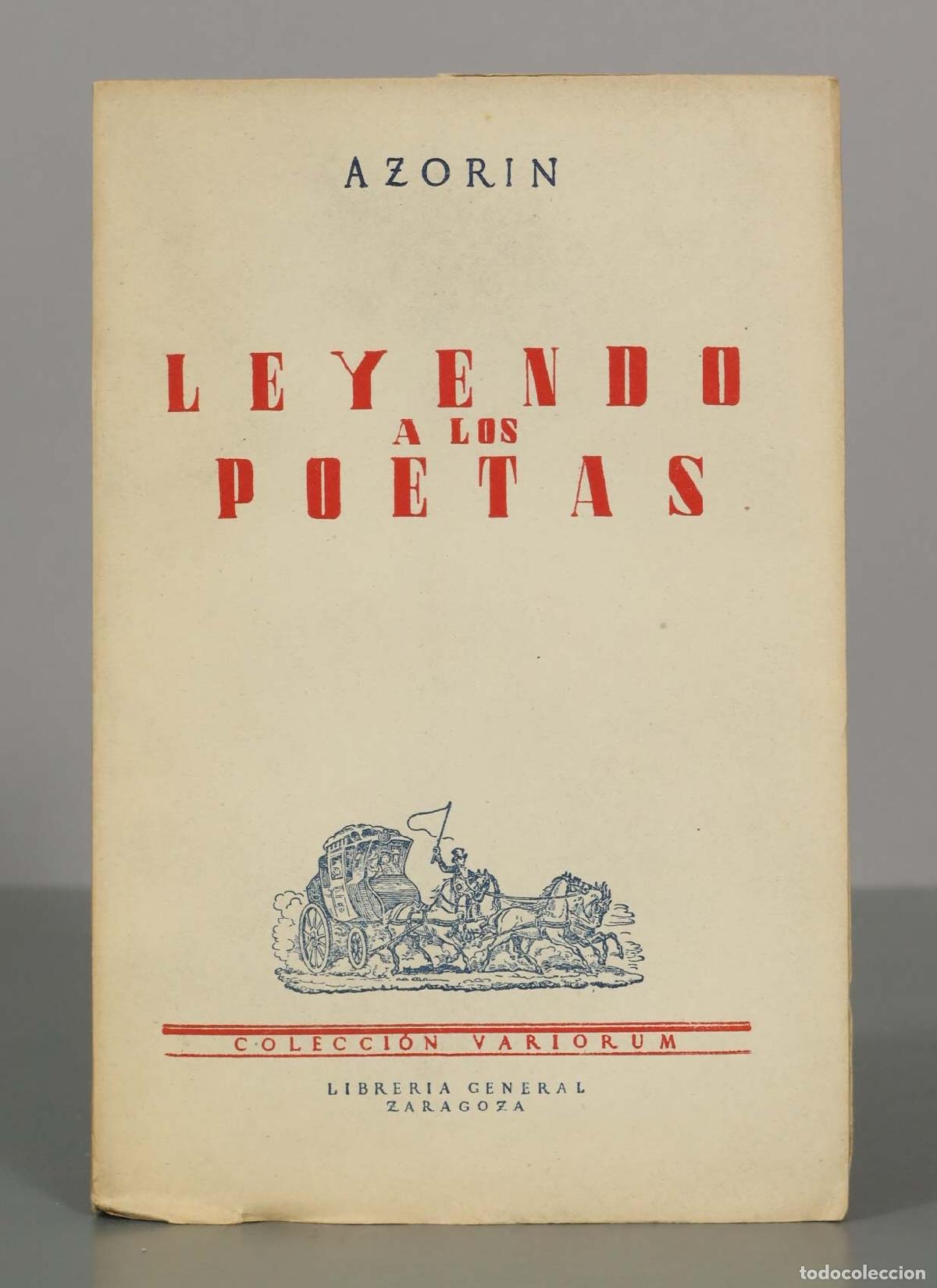 Libros de segunda mano: AZORIN. LEYENDO A LOS POETAS. - Foto 1