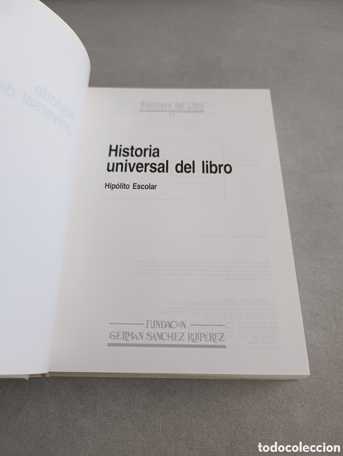 Libros de segunda mano: HISTORIA UNIVERSAL DEL LIBRO - HIP&Oacute;LITO ESCOLAR. - Foto 5