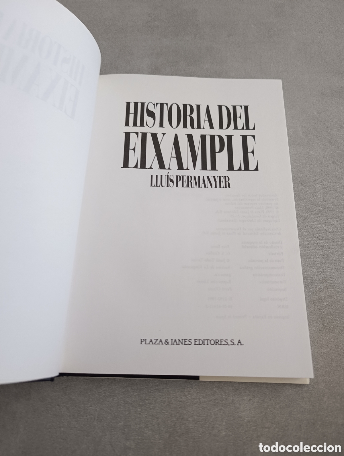 Libros de segunda mano: HISTORIA DEL EIXAMPLE. LLuis Permanyer. Barcelona 1990. - Foto 4