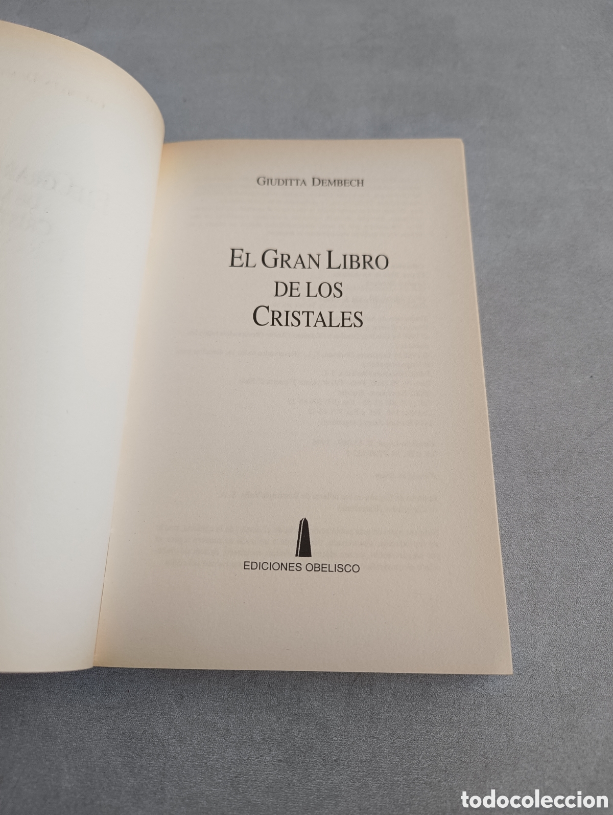 Libros de segunda mano: EL GRAN LIBRO DE LOS CRISTALES - GIUDITTA DEMBECH - Foto 4