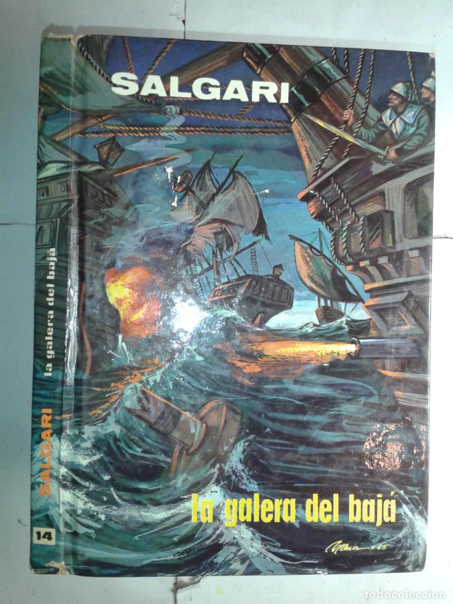 Libros de segunda mano: LA GALERA DEL BAJ&Aacute; 1975 E. SALGARI 1&ordf; EDICI&Oacute;N EDITORIAL GAHE - Foto 1