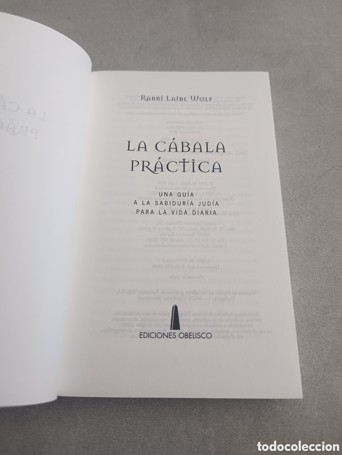 Libros de segunda mano: LA C&Aacute;BALA PR&Aacute;CTICA - RABBI LAIBL WOLF - Foto 4
