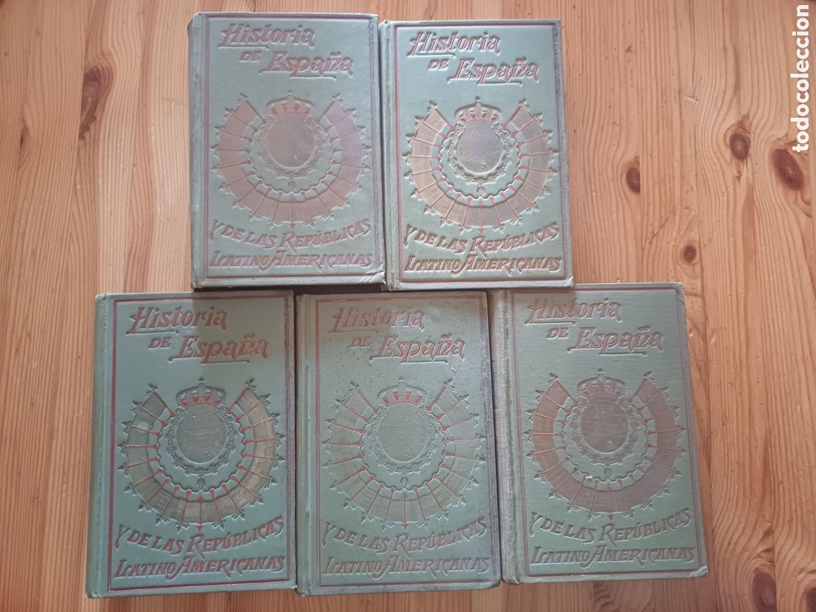 Libros de segunda mano: Historia de Espa&ntilde;a y de las Rep&uacute;blicas Latino-Americanas Tomos 2 4 7 22 y 23