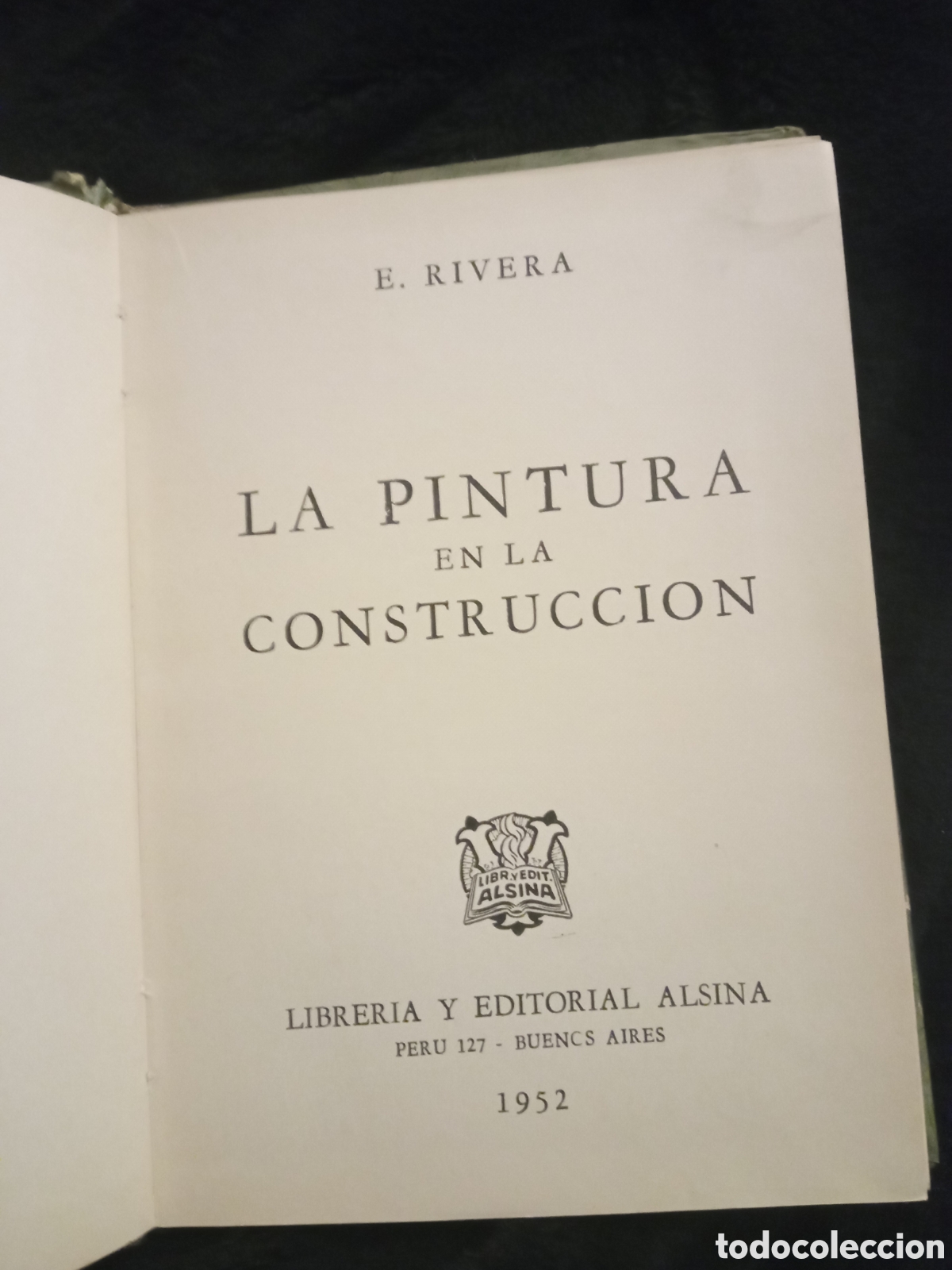 Libros de segunda mano: Libro, La pintura en la Construcci&oacute;n, R.Rivera de 1952 - Foto 4