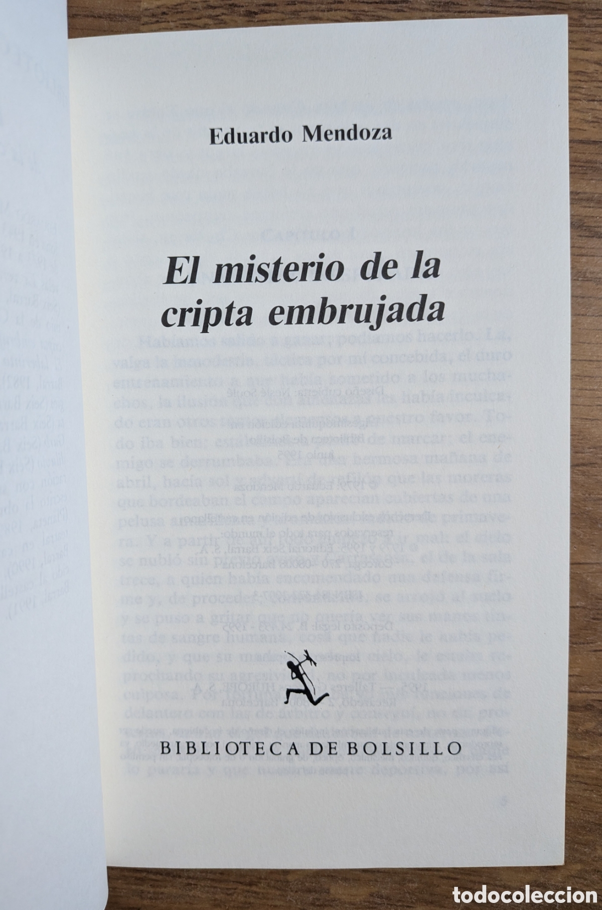 Libros de segunda mano: EL MISTERIO DE LA CRIPTA EMBRUJADA - Eduardo Mendoza - Foto 2
