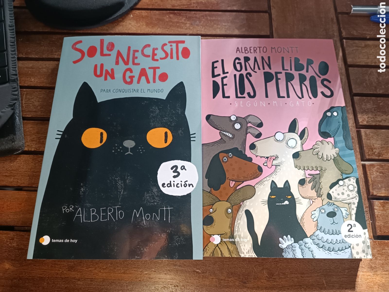 Libros de segunda mano: S&oacute;lo necesito un gato + el gran libro de los perros seg&uacute;n mi gato Alberto montt oct 2025