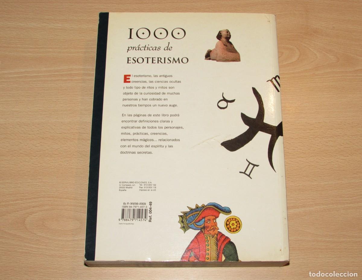 Libros de segunda mano: 1000 pr&aacute;cticas de esoterismo Servilibro - Foto 2