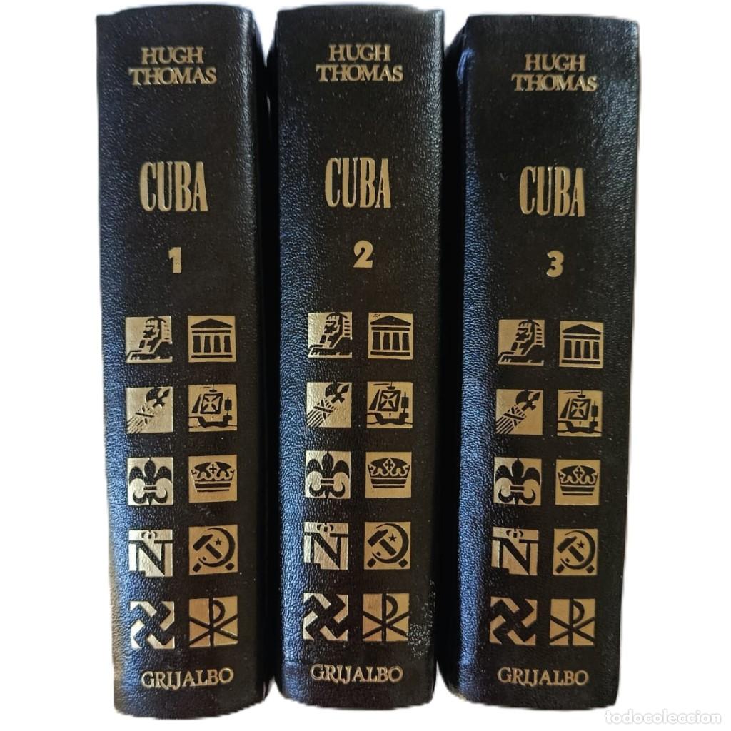 Libros de segunda mano: &iexcl;FIRMADO POR HUGH THOMAS! - CUBA: LA LUCHA POR LA LIBERTAD (3 TOMOS) - 1&ordf; ED. 1973 - DA&Ntilde;ADO