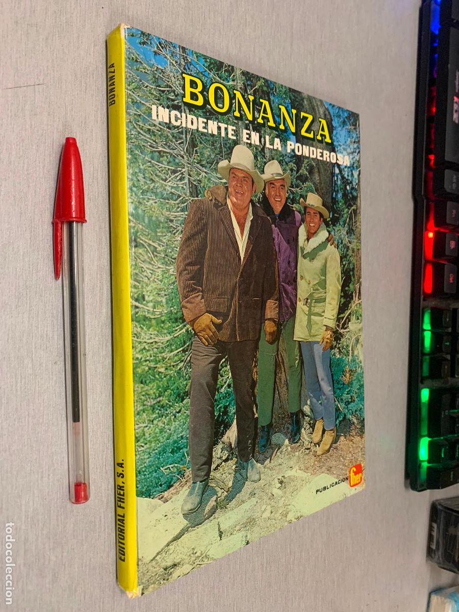 Livros em segunda m&atilde;o: BONANZA, INCIDENTE EN LA PONDEROSA / COLECCI&Oacute;N JUVENIL - EDITORIAL FHER 1966