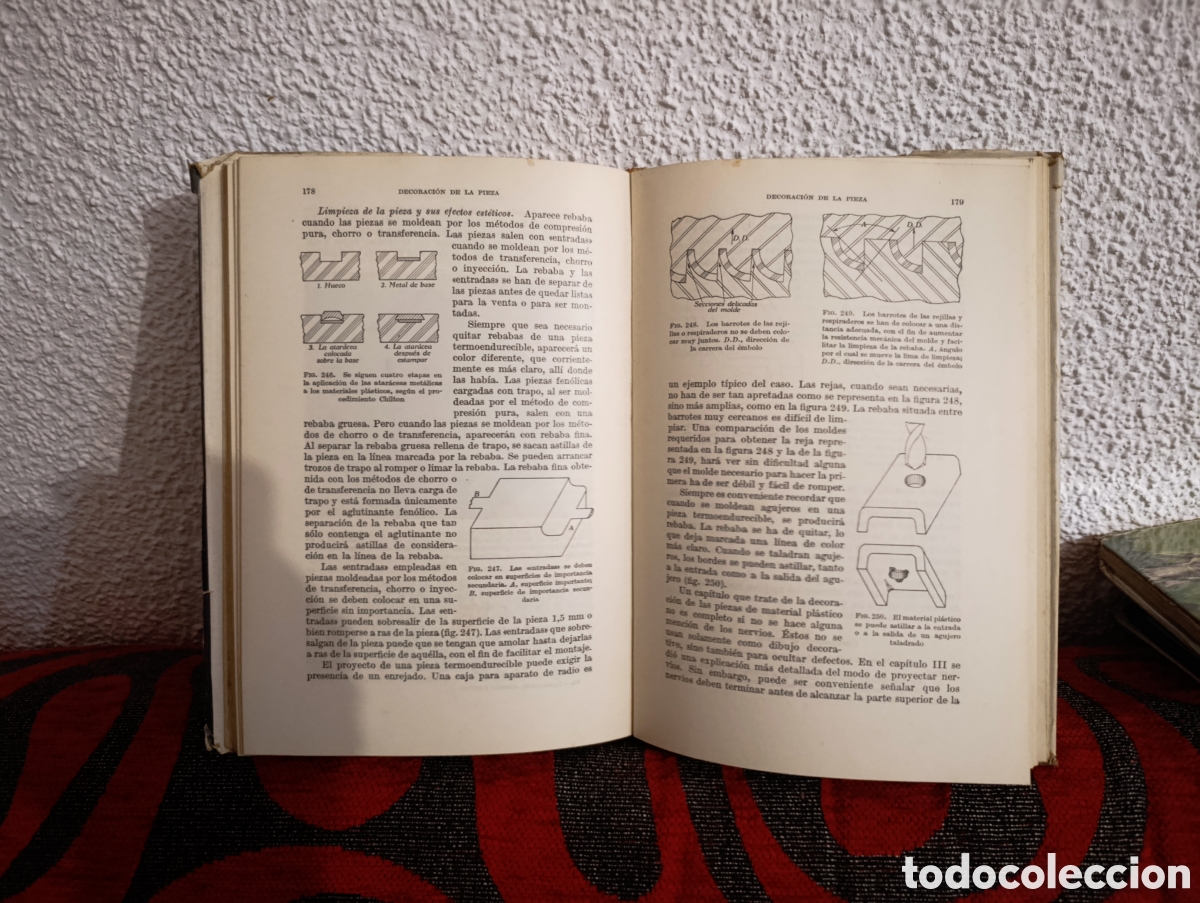 Libros de segunda mano: LIBRO T&Eacute;CNICO &rdquo;EL ARTE DE PROYECTAR ART&Iacute;CULOS PL&Aacute;STICOS&rdquo; (1951) - Foto 3