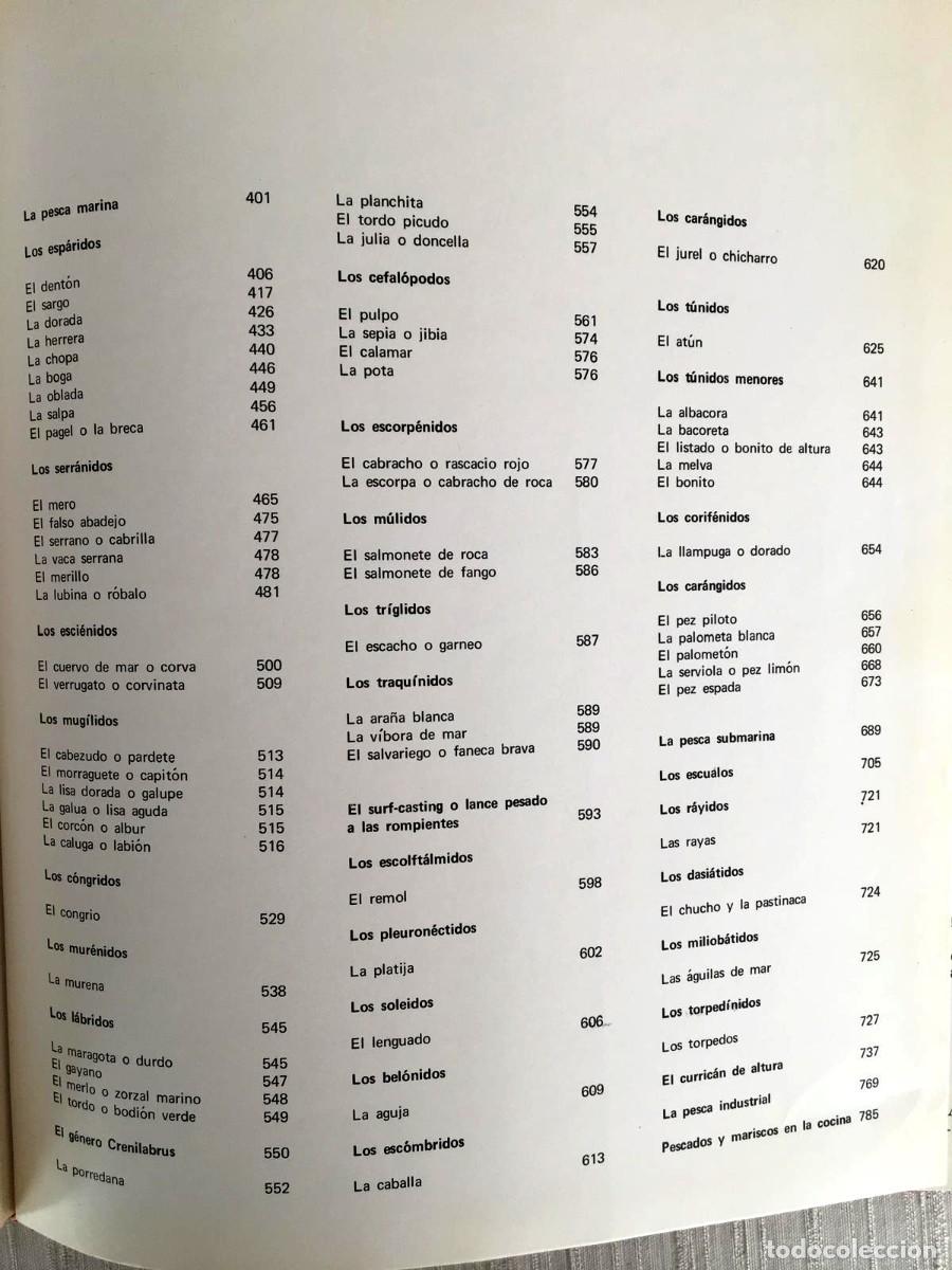 Libros de segunda mano: Enciclopedia de la pesca 2 tomos ( de rio y de mar) - Foto 3