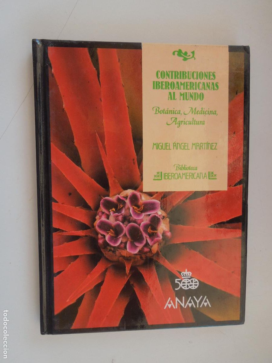 Libros de segunda mano: CONTRIBUCIONES IBEROAMERICANAS AL MUNDO-BIBLIOTECA IBEROAMERICANA N&ordm; 27-500 ANIVERSARIO-ANAYA 1988.