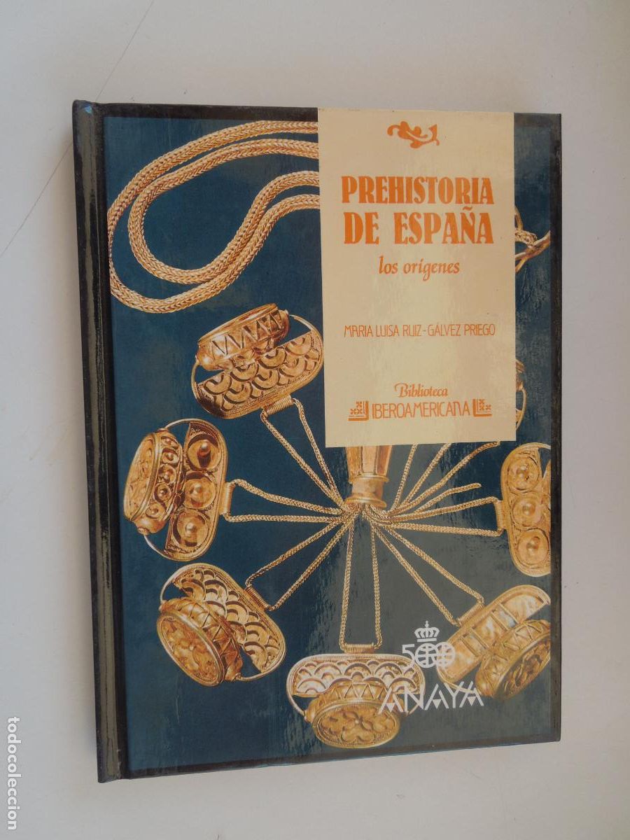 Libros de segunda mano: PREHISTORIA DE ESPA&Ntilde;A-BIBLIOTECA IBEROAMERICANA N&ordm; 17-500 ANIVERSARIO-ANAYA 1988.