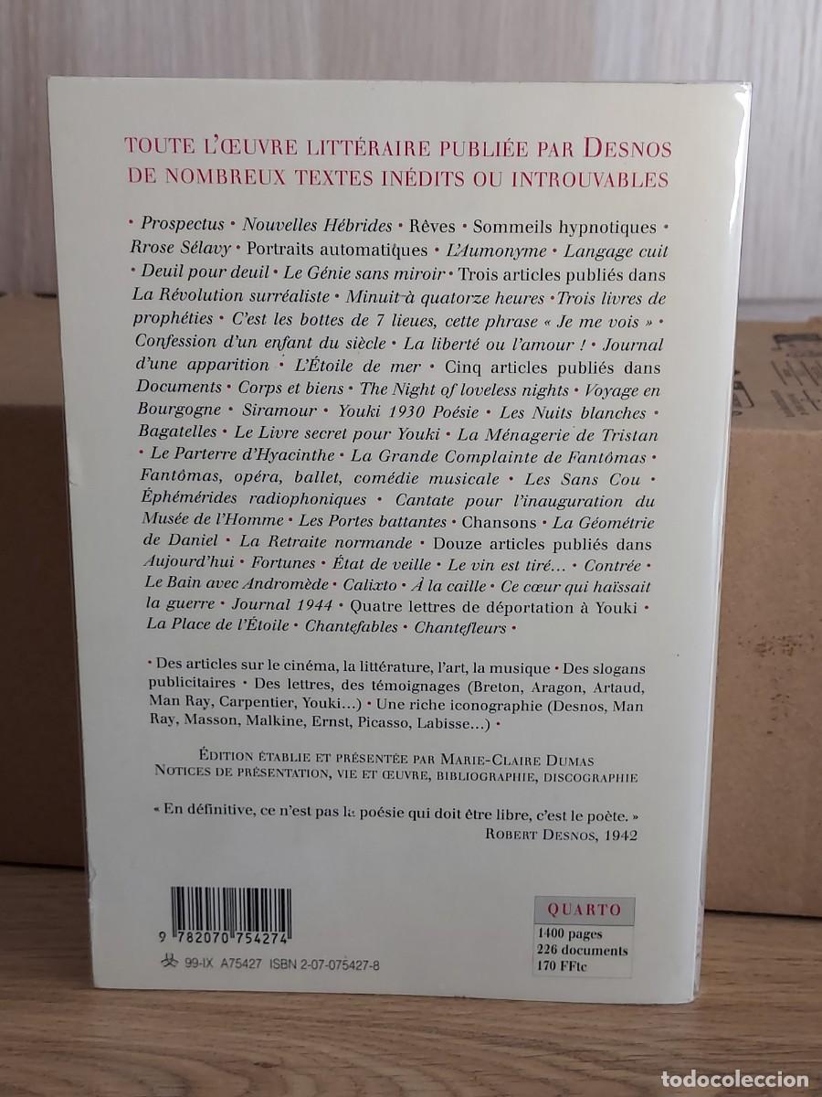 Libros de segunda mano: DESNOS - OEUVRES (OBRAS) - Foto 2