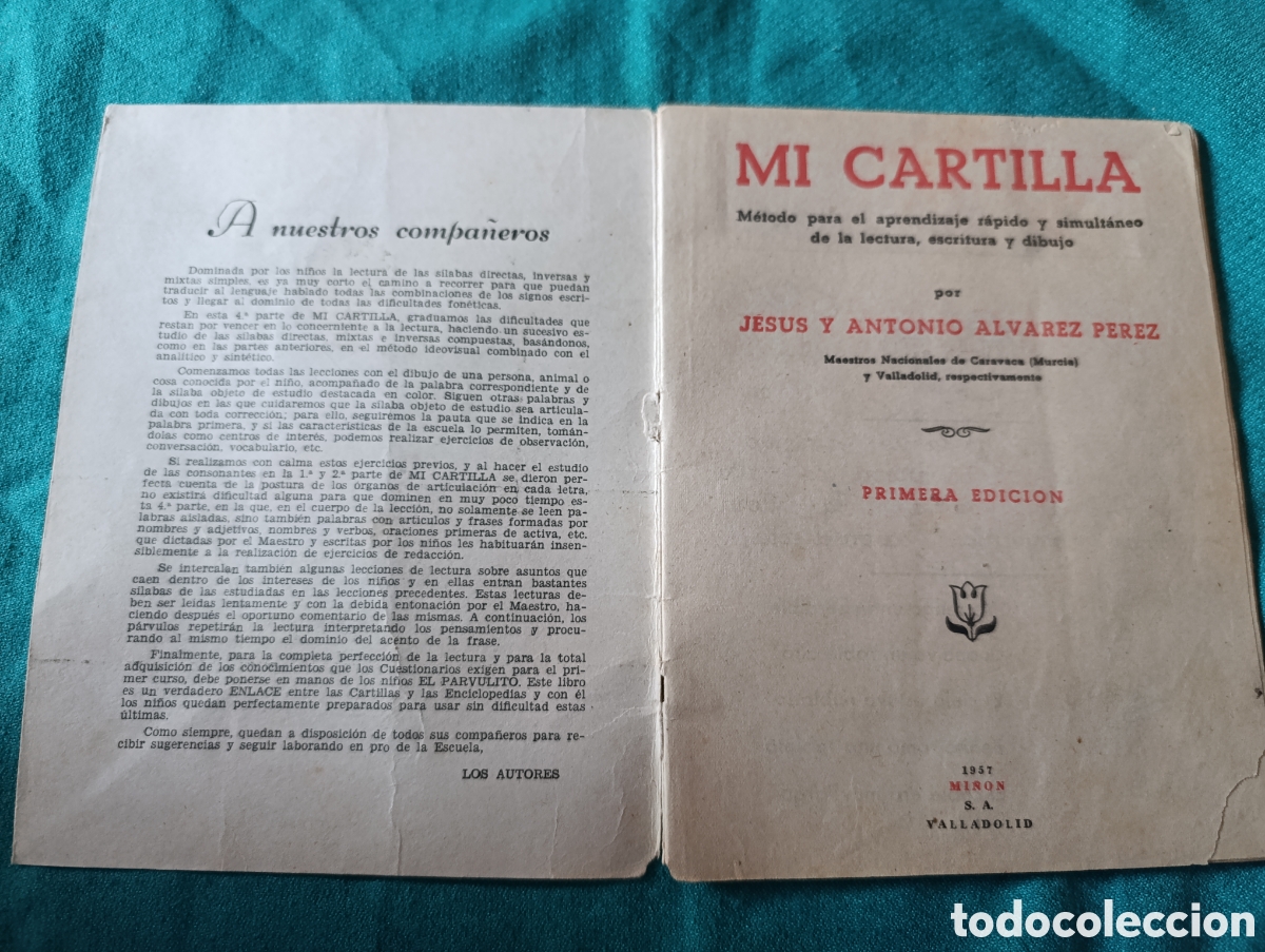 Libros de segunda mano: Mi cartilla. Mi&ntilde;&oacute;n 1957 - Foto 2