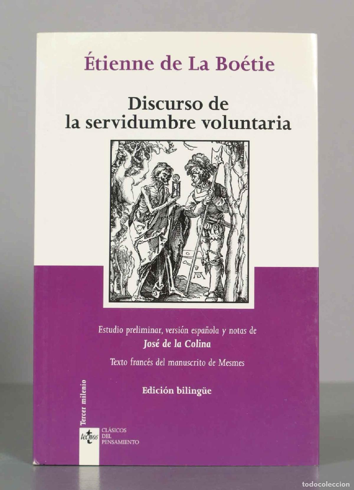 Libros de segunda mano: &Eacute;tienne de La Bo&eacute;tie. Discurso de la servidumbre voluntaria. - Foto 1