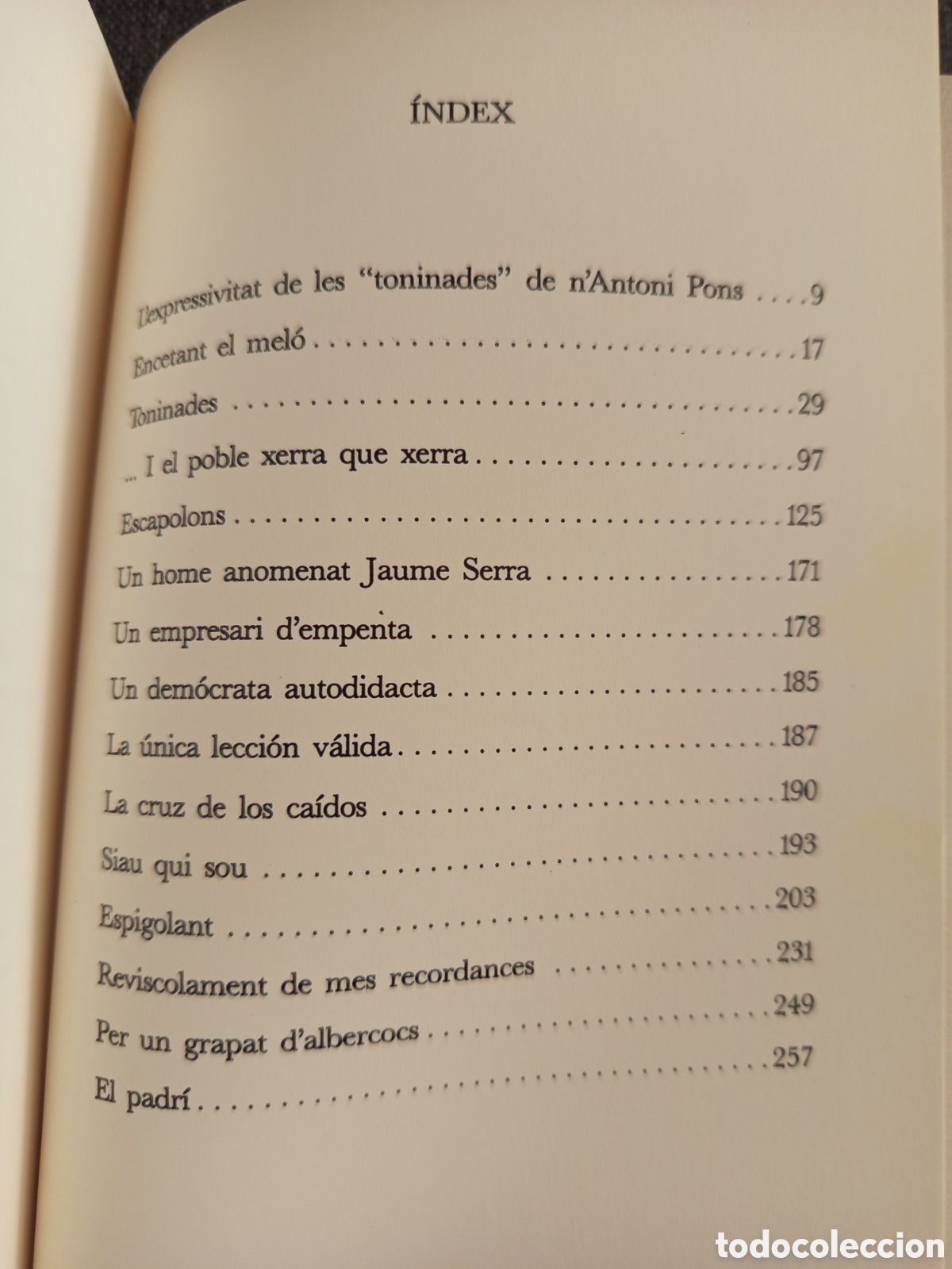 Libros de segunda mano: TONINADES (ANTONI PONS SASTRE) - Foto 3