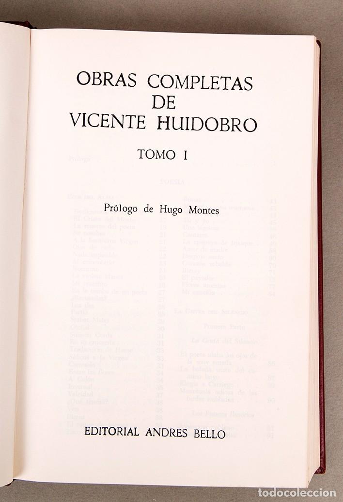 Libros de segunda mano: Vicente Huidobro - Obras Completas - 2 vols. - Foto 3