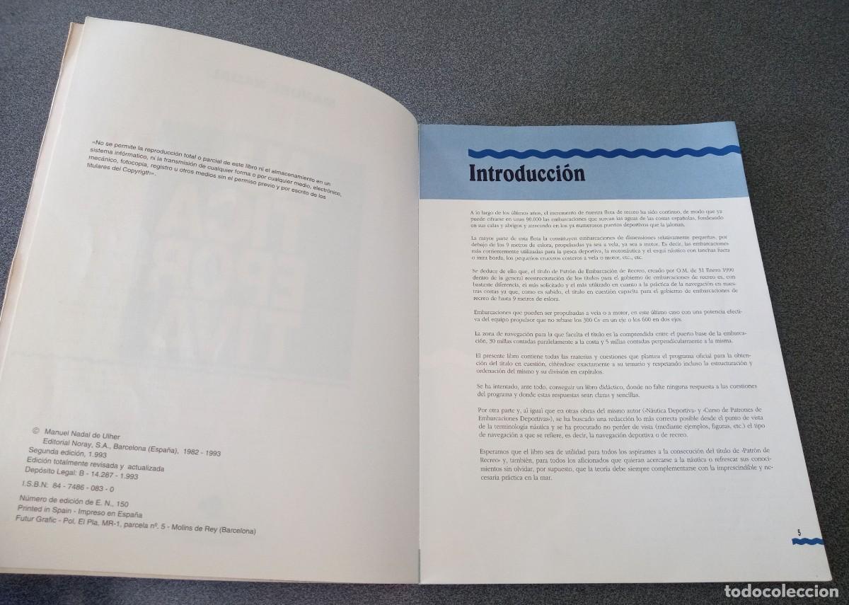 Libros de segunda mano: N&aacute;utica Deportiva Manuel Nadal - Foto 5