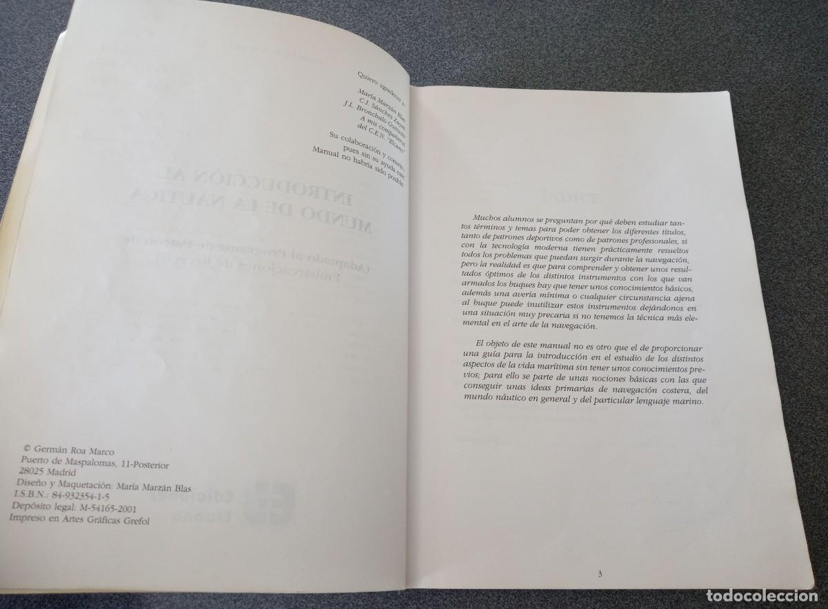 Libros de segunda mano: Introducci&oacute;n Al Mundo De La N&aacute;utica Germ&aacute;n Roa Marco - Foto 4