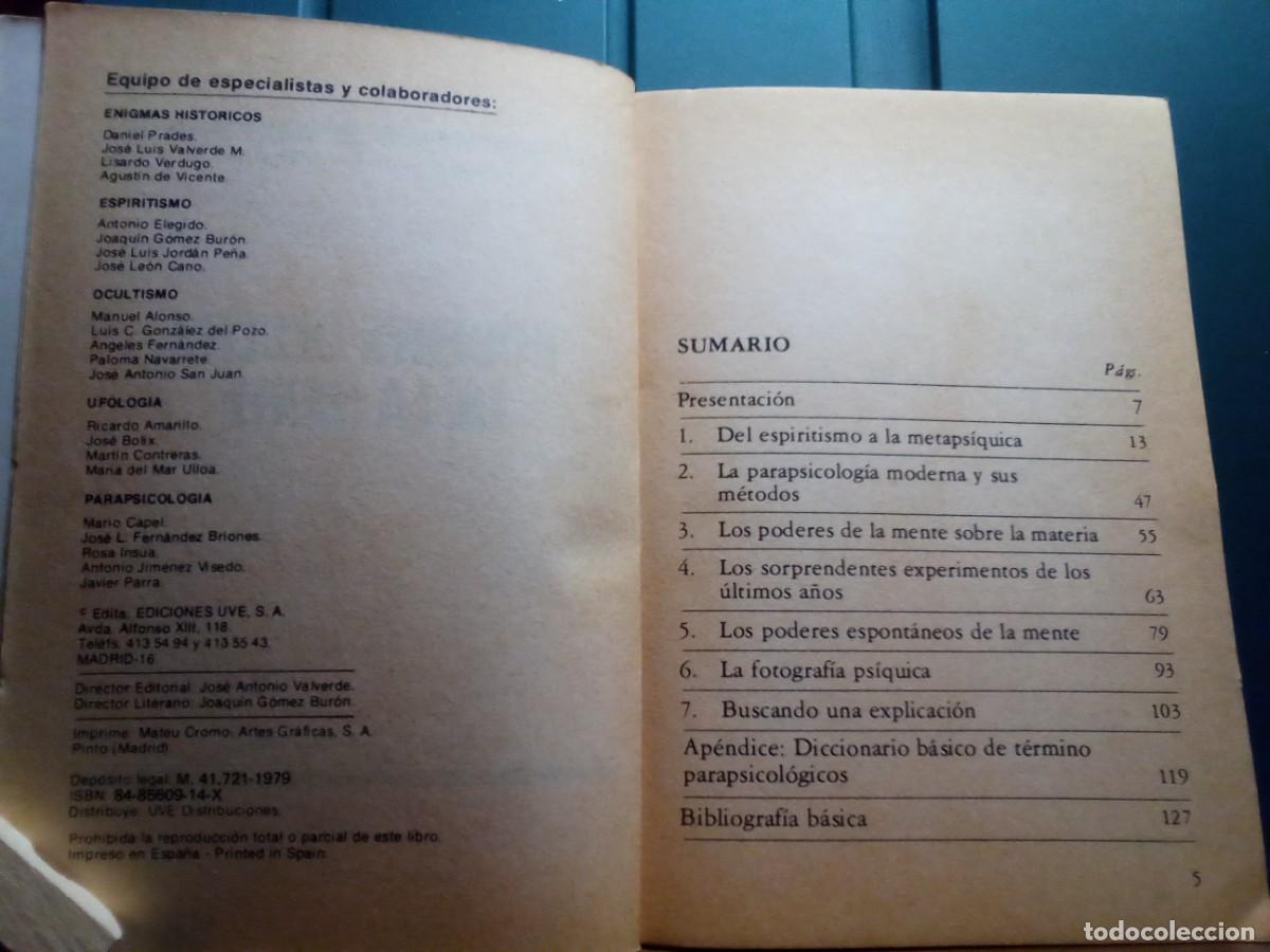 Libros de segunda mano: PODERES OCULTOS DE LA MENTE DE ANTONIO JIM&Eacute;NEZ VISADO - Foto 3