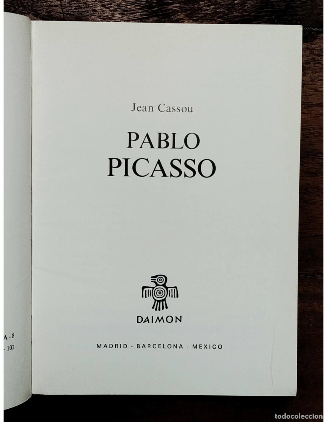 Libros de segunda mano: PABLO PICASSO. CASSOU, Jean. Daimon. 1976. - Foto 2