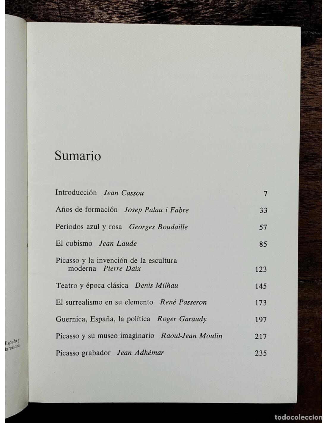 Libros de segunda mano: PABLO PICASSO. CASSOU, Jean. Daimon. 1976. - Foto 3