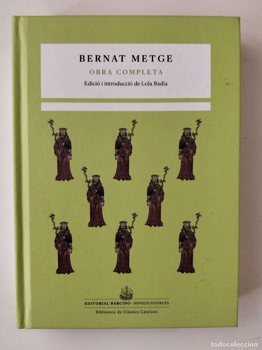 Libros de segunda mano: Obra completa [Bernat Metge] - Foto 1