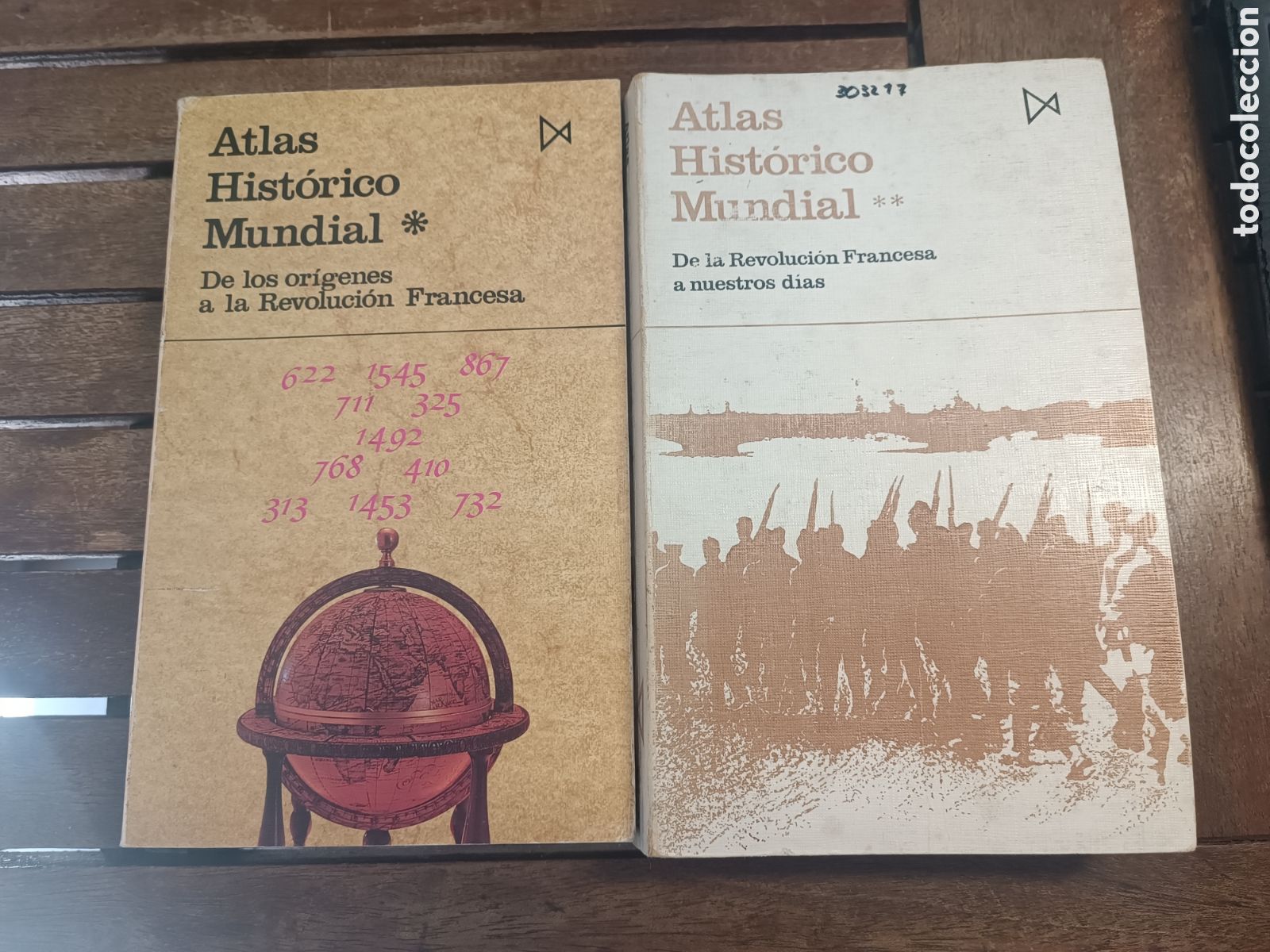 Libros de segunda mano: ATLAS HISTORICO MUNDIAL DE LOS ORIGENES A LA REVOLUCION FRANCESA A NUESTROS D&Iacute;AS 2 VOL. 1988 ISTMO