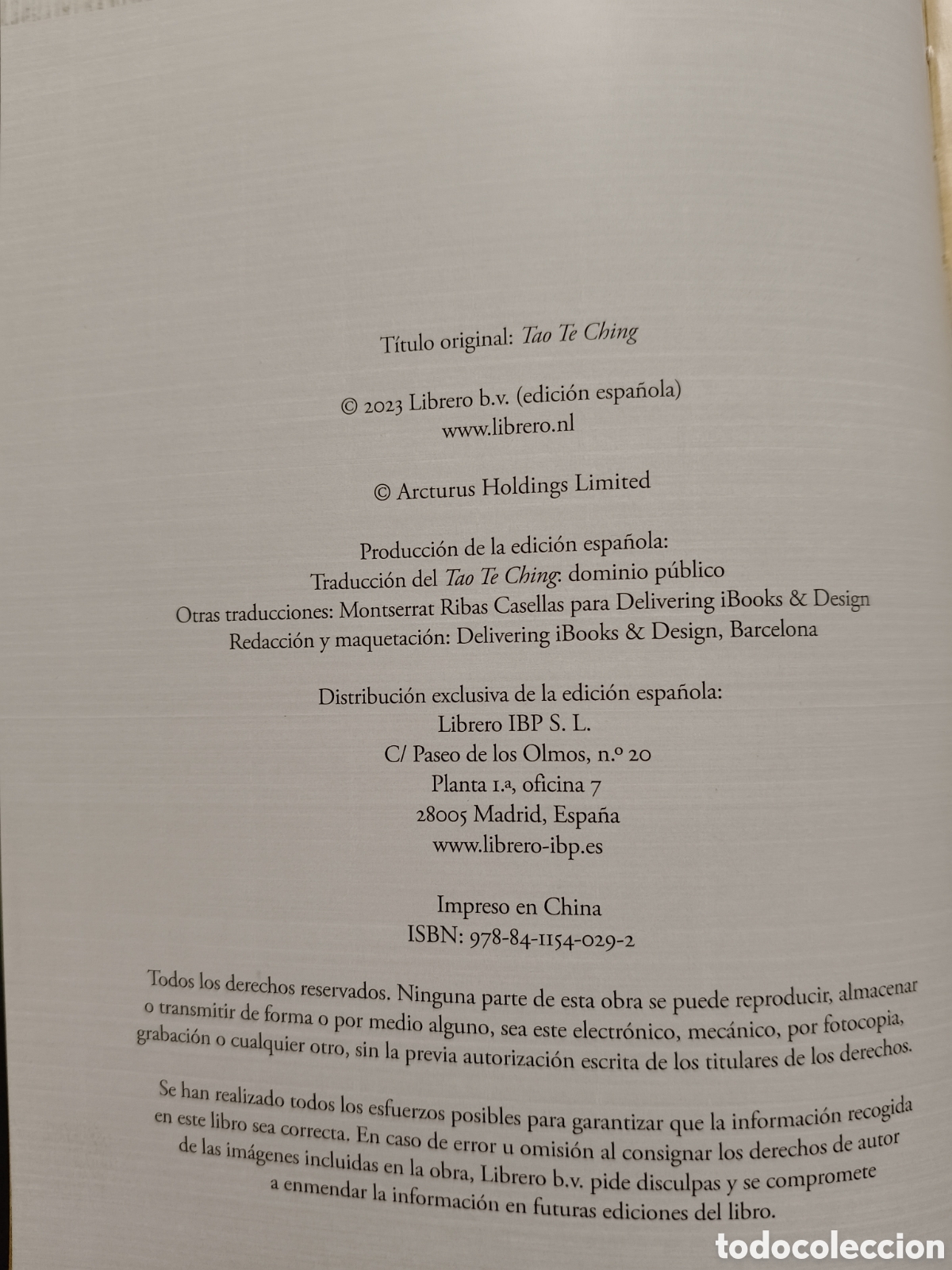 Libros de segunda mano: Tao Te ching- Lao tse (introducci&oacute;n de John baldock) - Foto 2