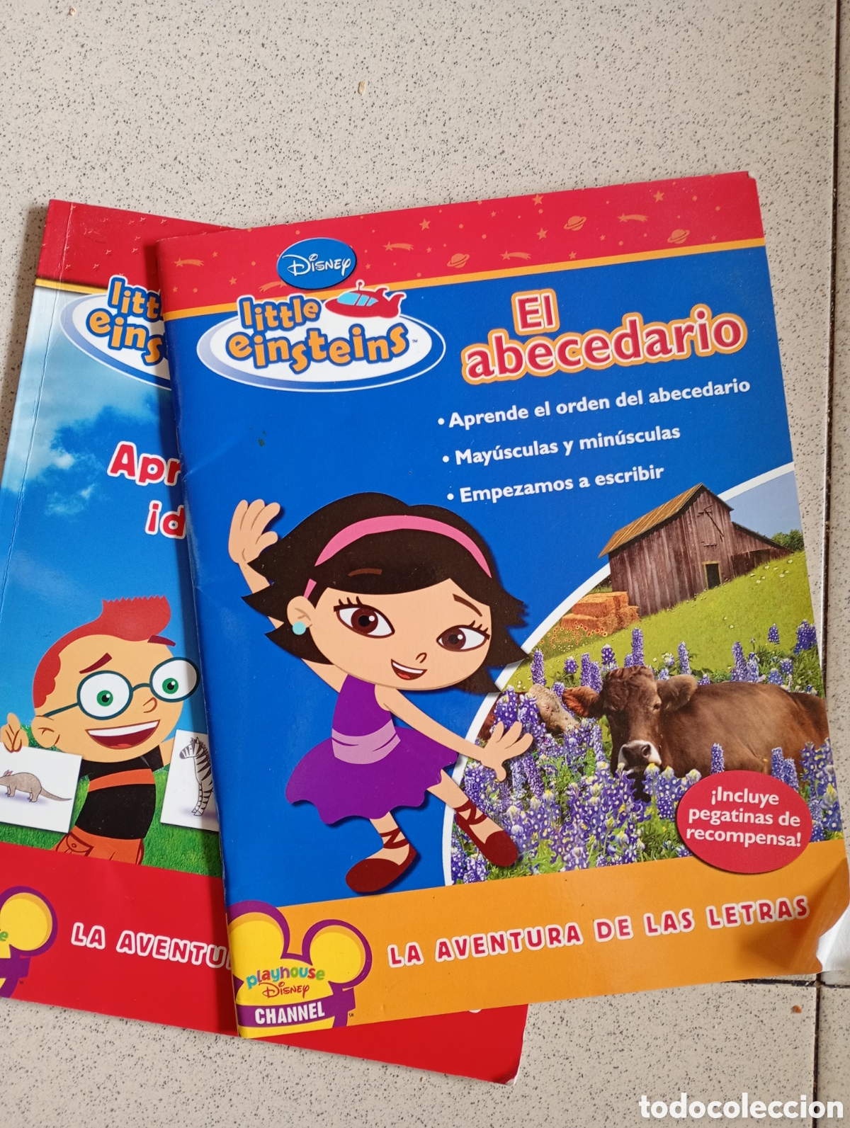 Libros de segunda mano: Lote 2 libros y pegatinas Little Einsteins - Foto 3