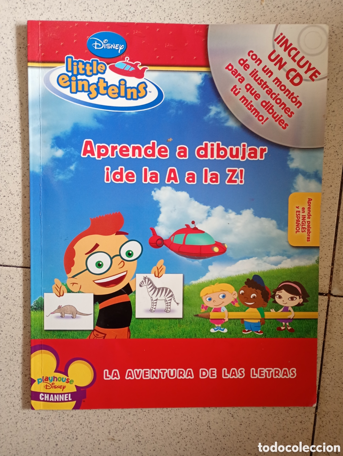 Libros de segunda mano: Lote 2 libros y pegatinas Little Einsteins - Foto 1