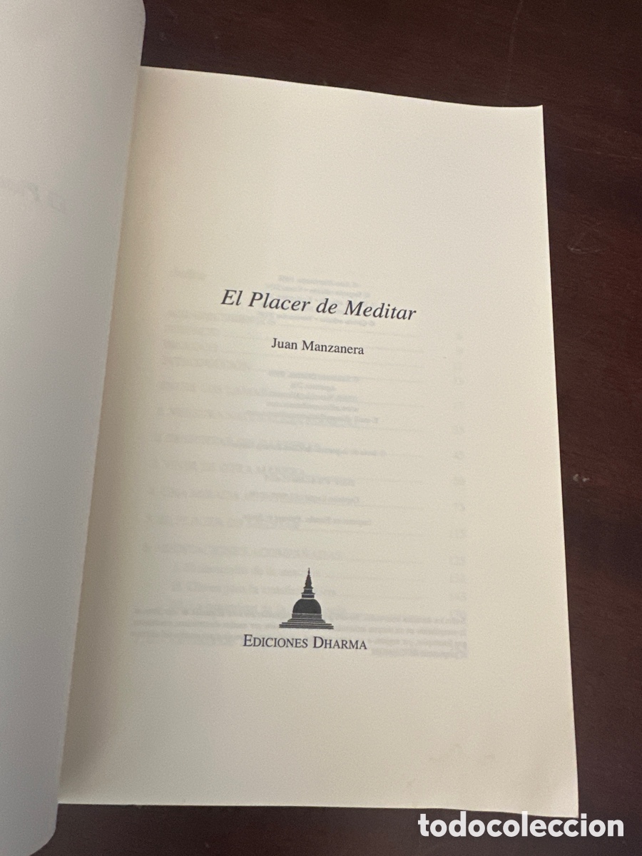 Libros de segunda mano: EL PLACER DE MEDITAR / JUAN MANZANERA - Foto 2