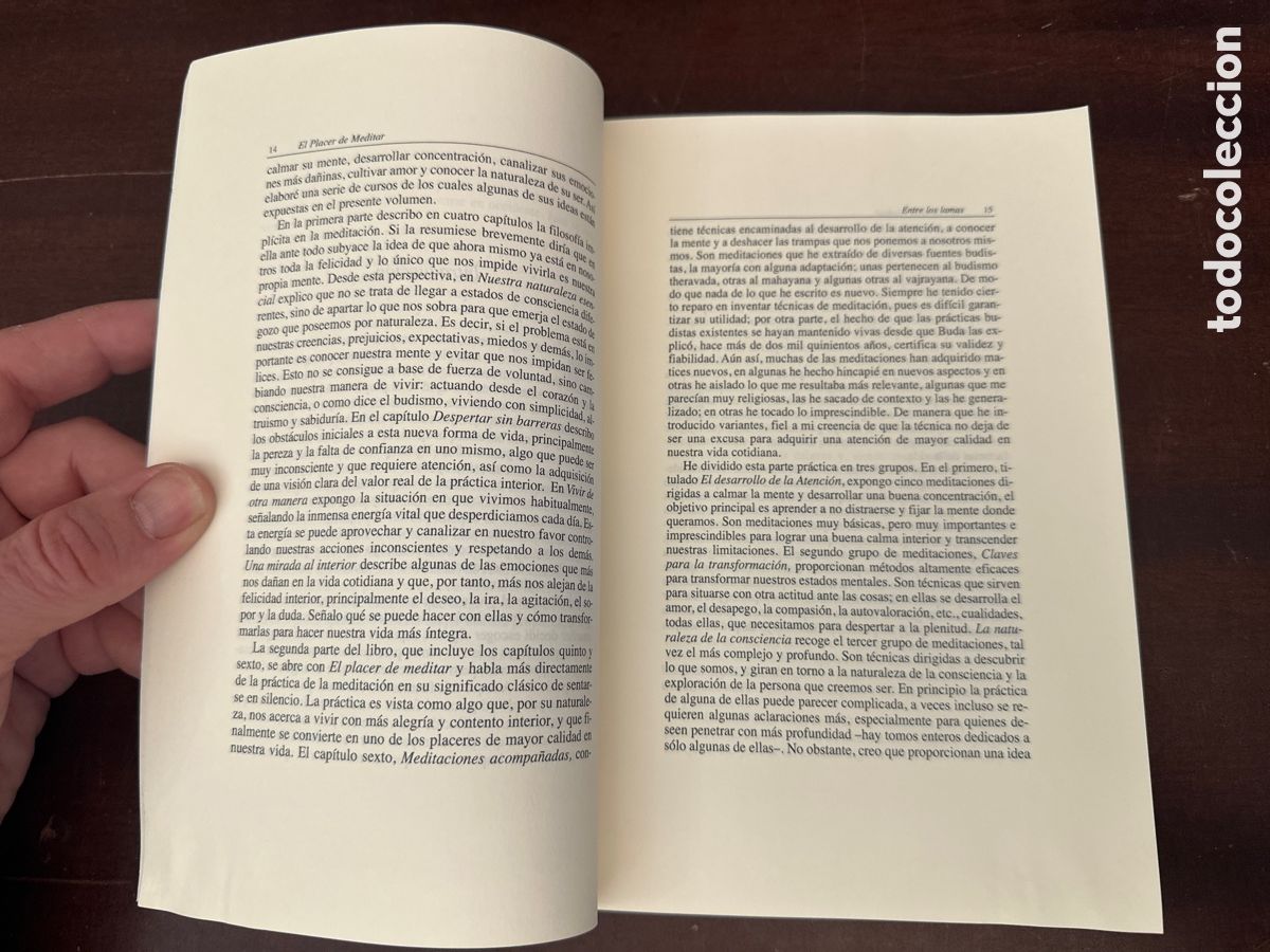 Libros de segunda mano: EL PLACER DE MEDITAR / JUAN MANZANERA - Foto 4