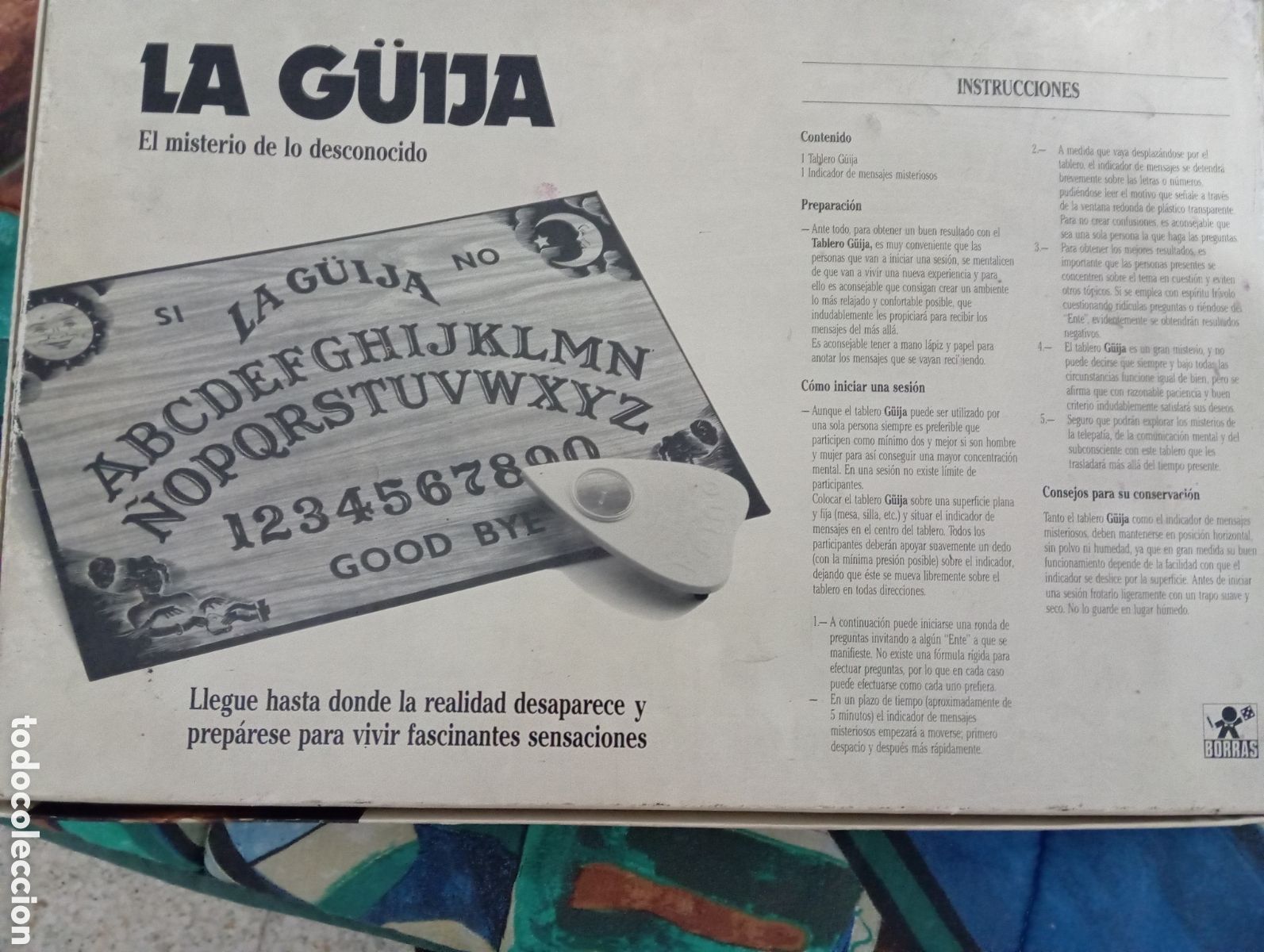 Libros de segunda mano: Tablero Ouija G&uuml;ija de BORRAS 1990 - Foto 7