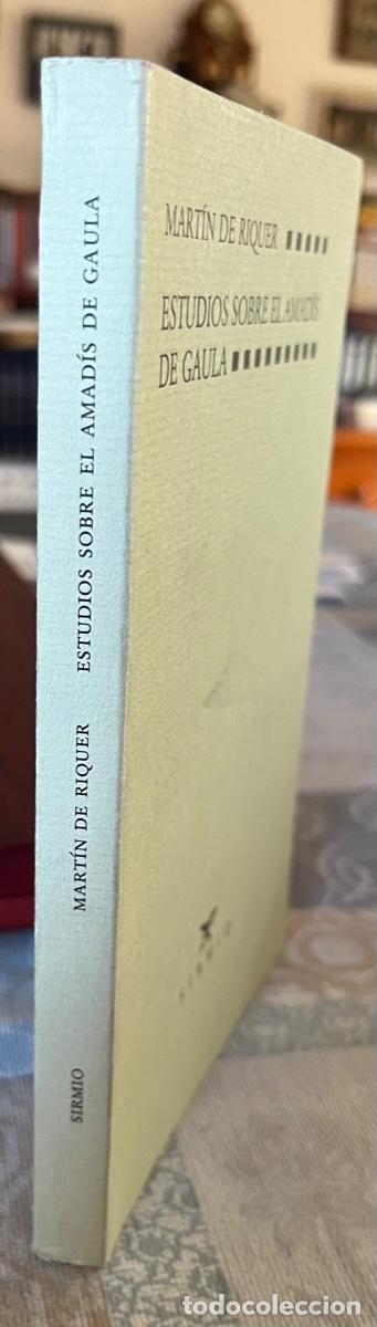 Libros de segunda mano: Riquer, Mart&iacute;n de.- Estudios sobre el Amadis de Gaula - Foto 2