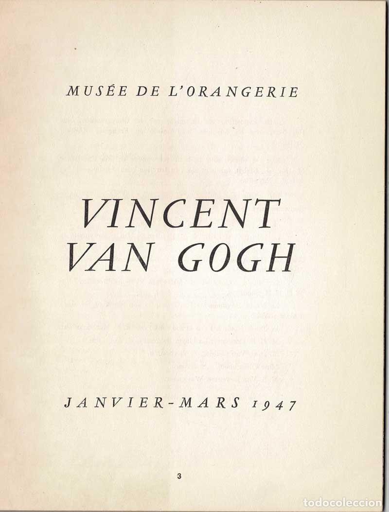 Libros de segunda mano: Vincent van Gogh. Catalogue dexposition - Foto 7