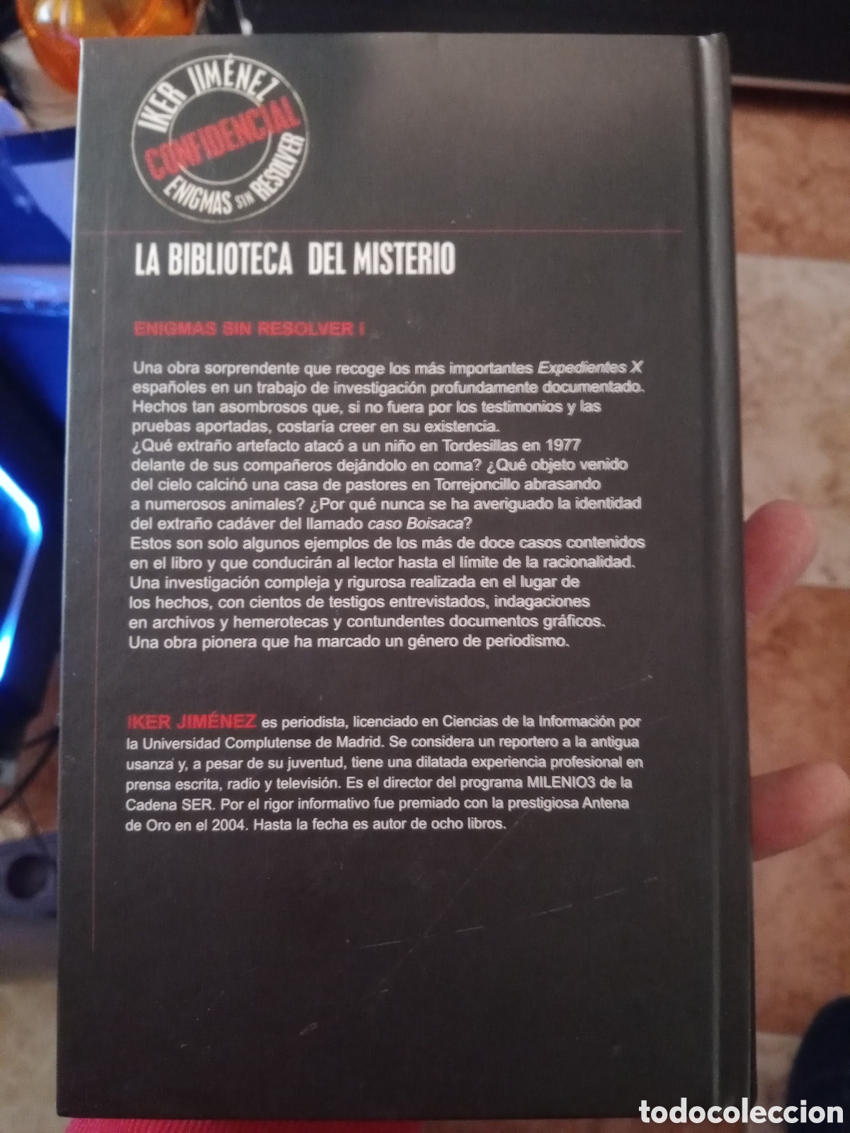 Libros de segunda mano: Enigma sin resolver I Iker Jim&eacute;nez - Foto 2