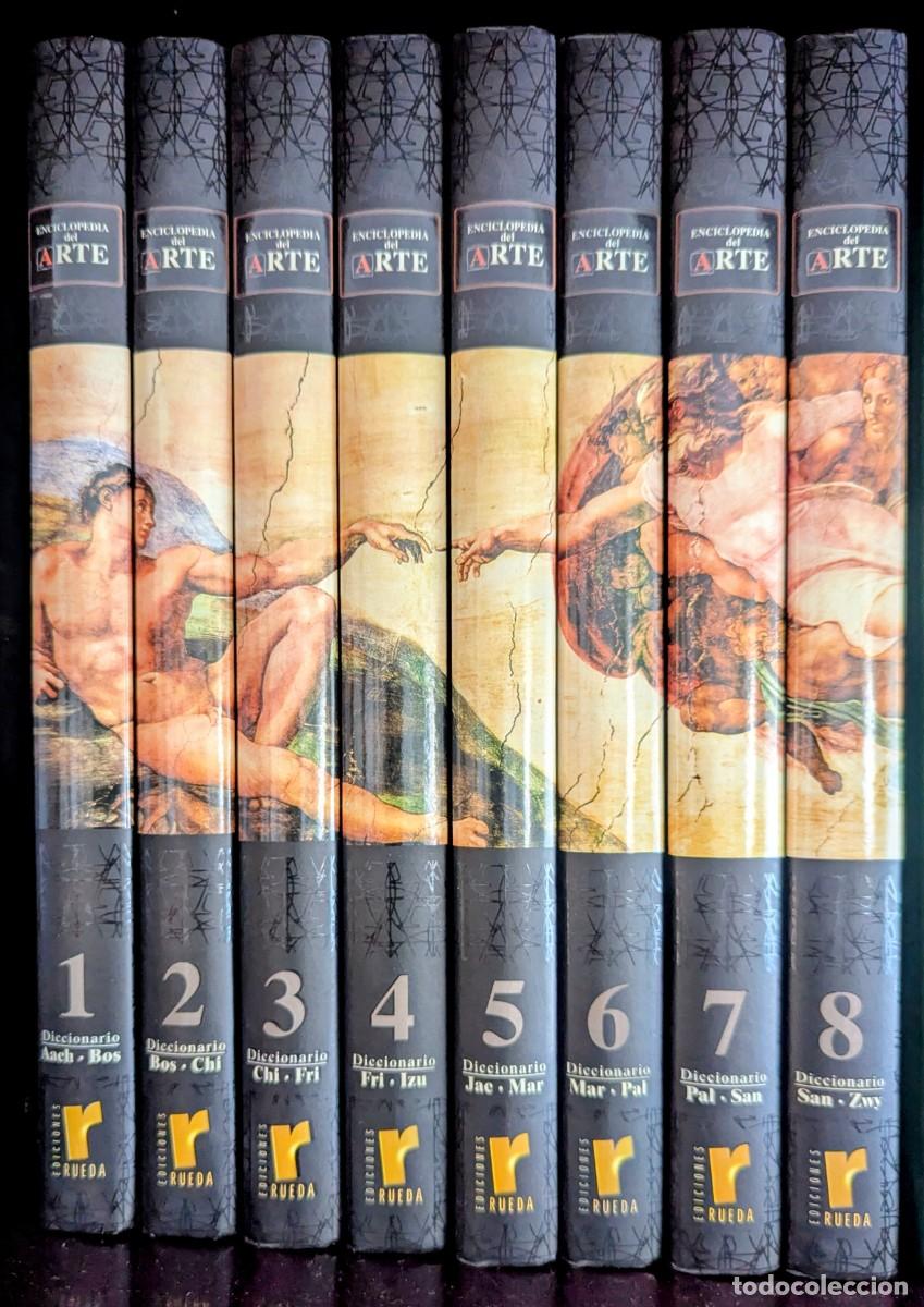 Libros de segunda mano: Enciclopedia del Arte - 8 Tomos Completa - Ediciones Rueda - Foto 1