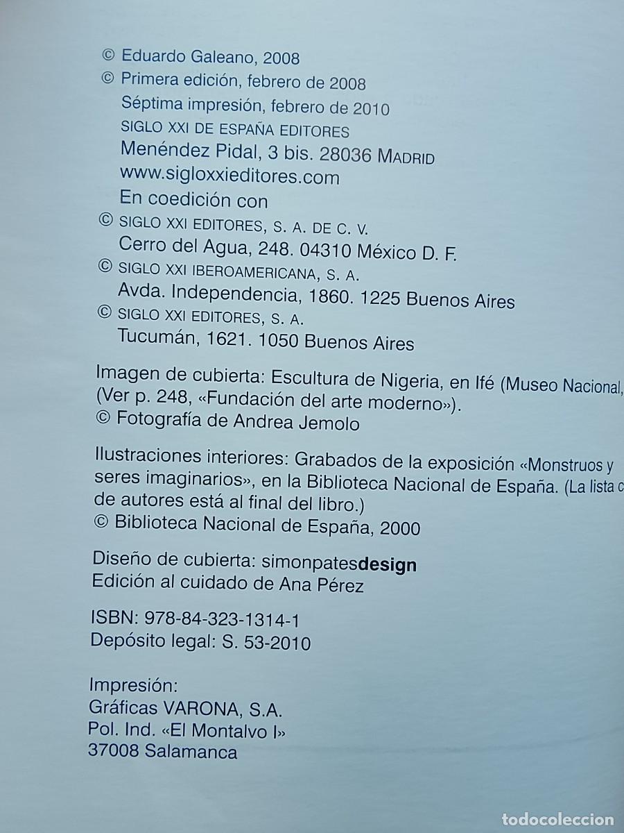 Libros de segunda mano: Espejos, Eduardo Galeano - Foto 3