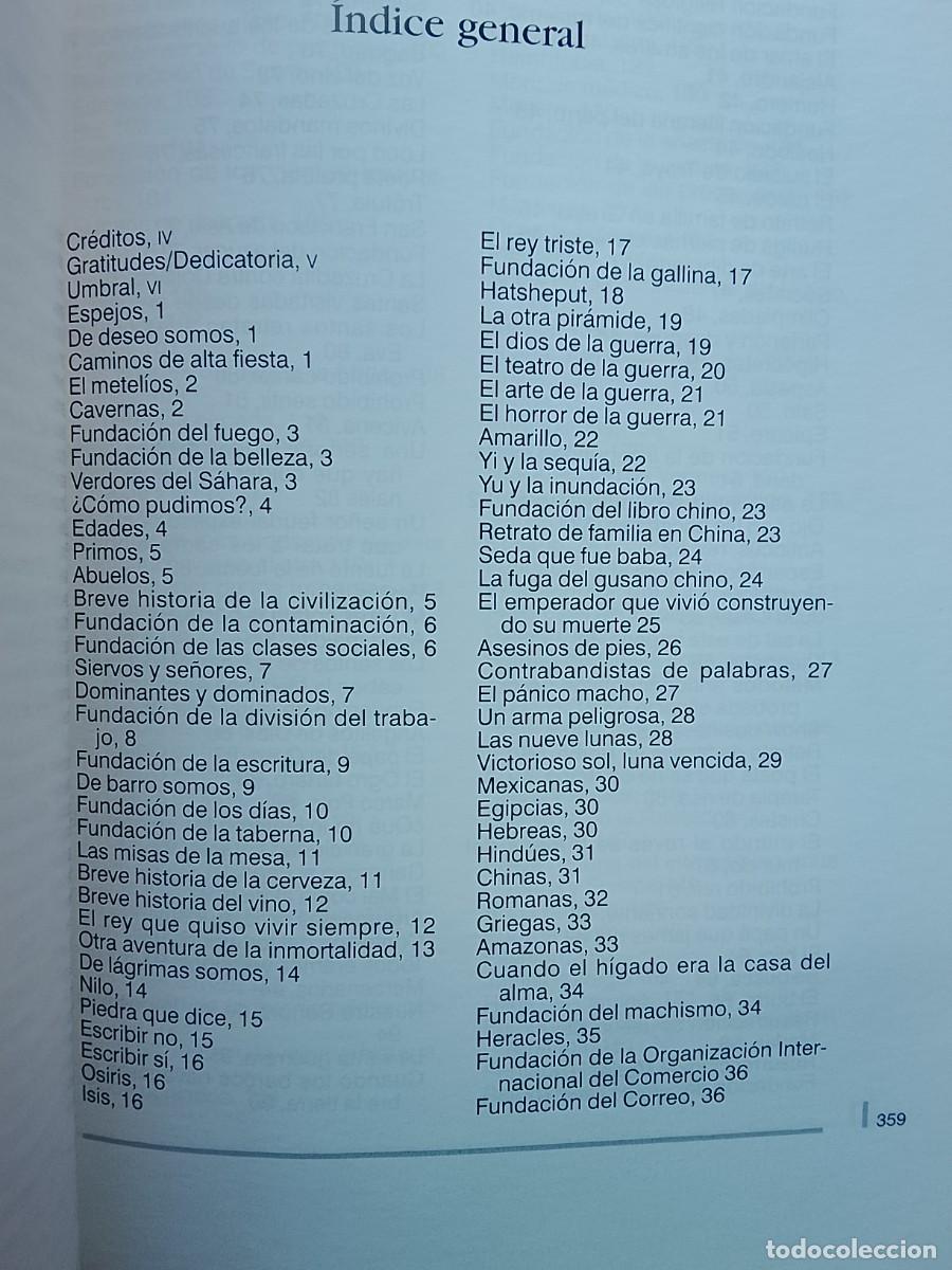 Libros de segunda mano: Espejos, Eduardo Galeano - Foto 7