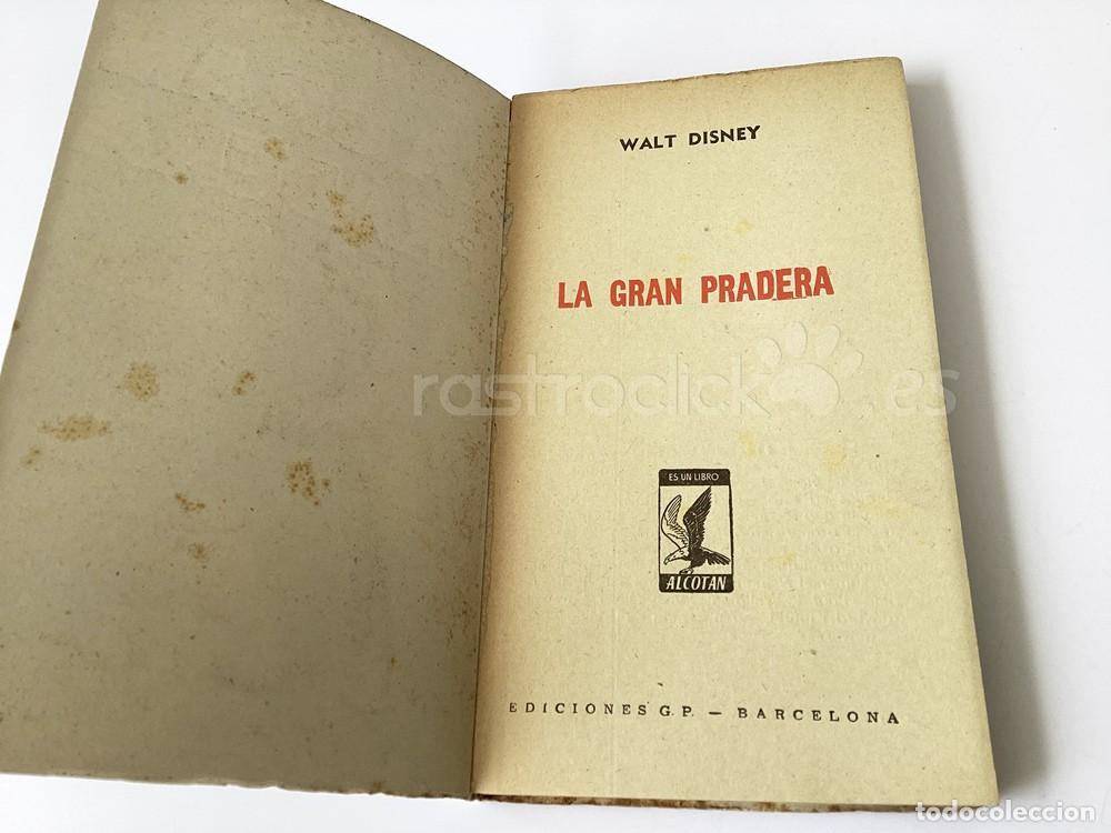 Libros de segunda mano: Libro La gran pradera &ndash; Walt Disney &ndash; Alcotan - Ediciones G.P - Mistol - Foto 5