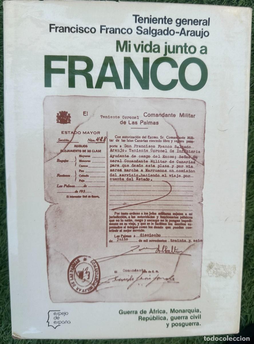 Libros de segunda mano: 3 Libros sobre la vida de Franco junto a un LP con su voz. - Foto 2