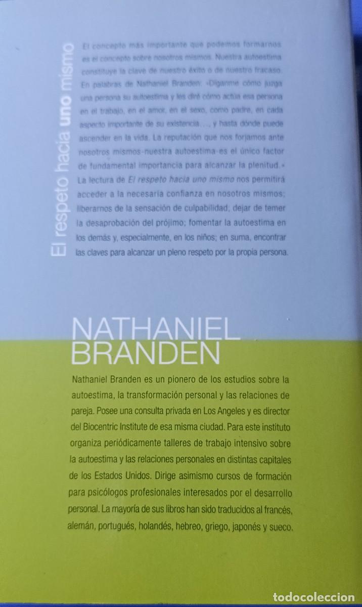 Libros de segunda mano: El respeto hacia uno mismo. - Foto 2