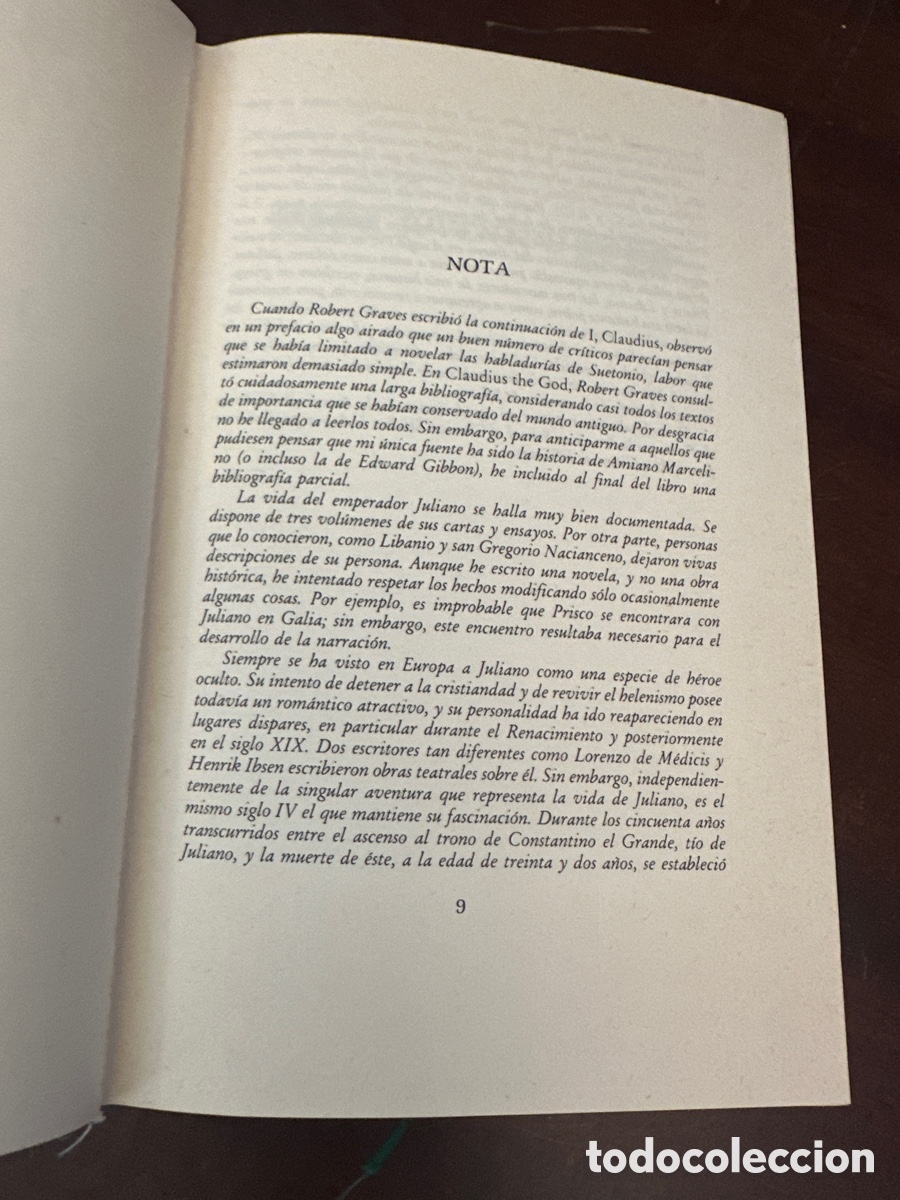 Libros de segunda mano: JULIANO EL AP&Oacute;STATA. GORE VIDAL - Foto 6