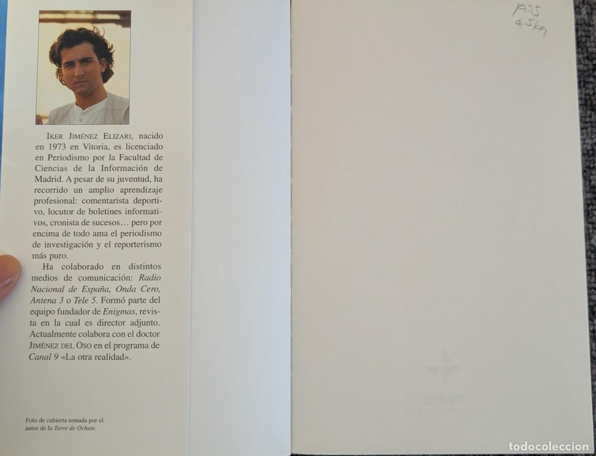 Libros de segunda mano: Enigmas sin Resolver - Iker Jim&eacute;nez - EDAF - 1&ordf; Edicion (1999) - Foto 2